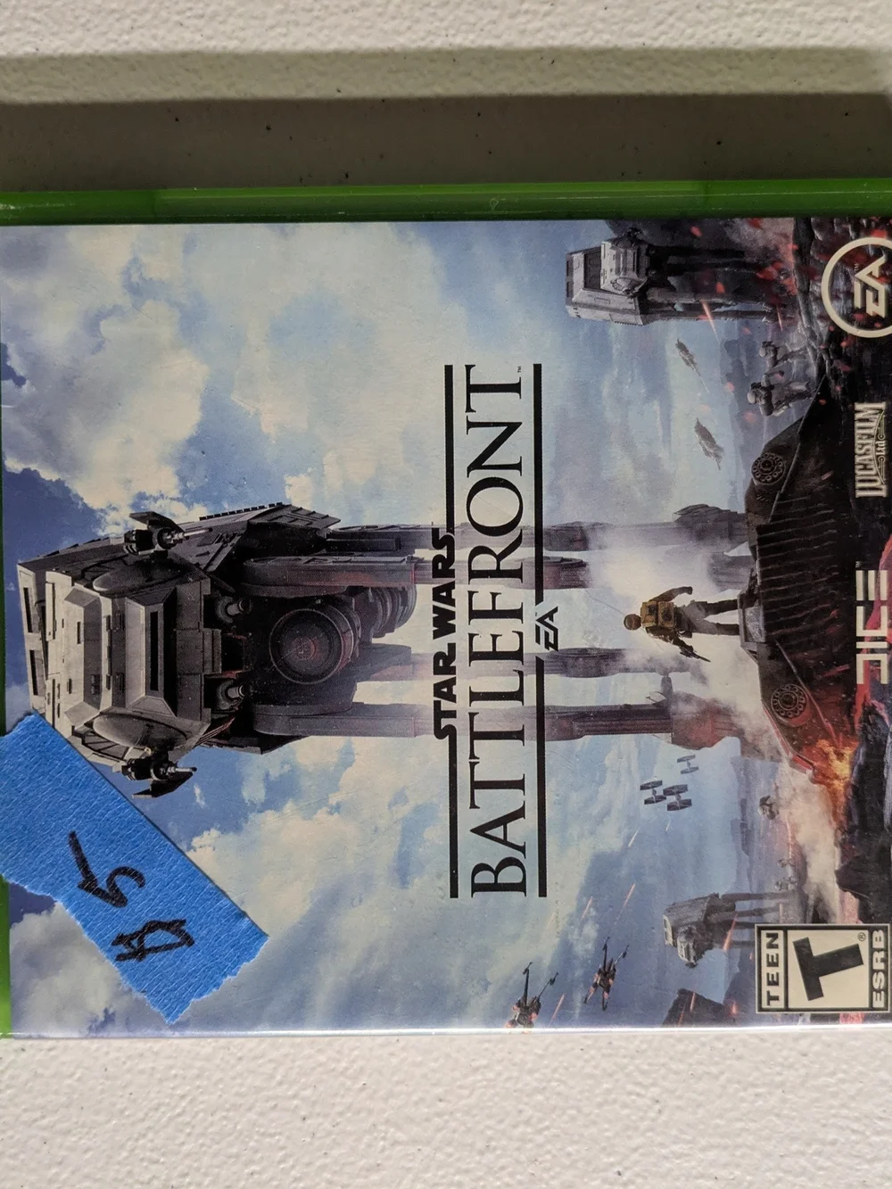 Star Wars Battlefront Xbox Game - Green Case